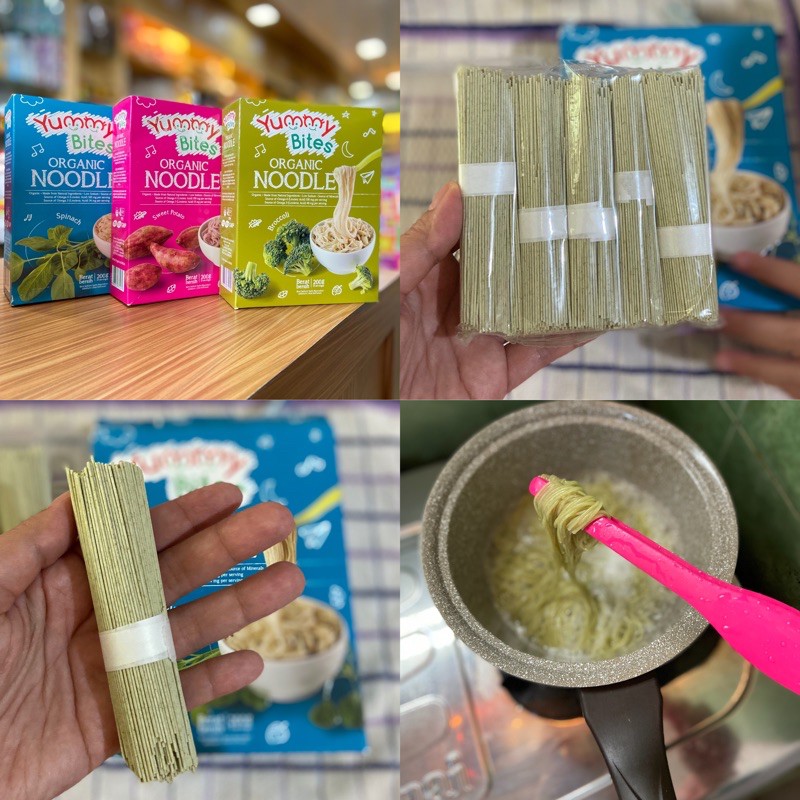 Yummy bites organic noodle - mi organik | mie mpasi