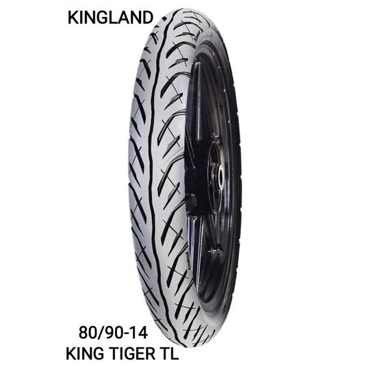 BAN LUAR KINGLAND 80/90-14 TUBLES KING TIGER TL BAN KINGLAND 80/90-14 KING TIGER TUBLES