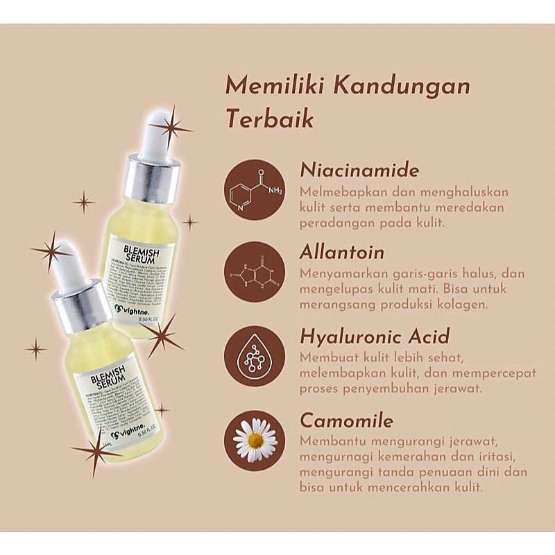 VIGHTNE BLEMISH SERUM ORIGINAL [ BPOM ]