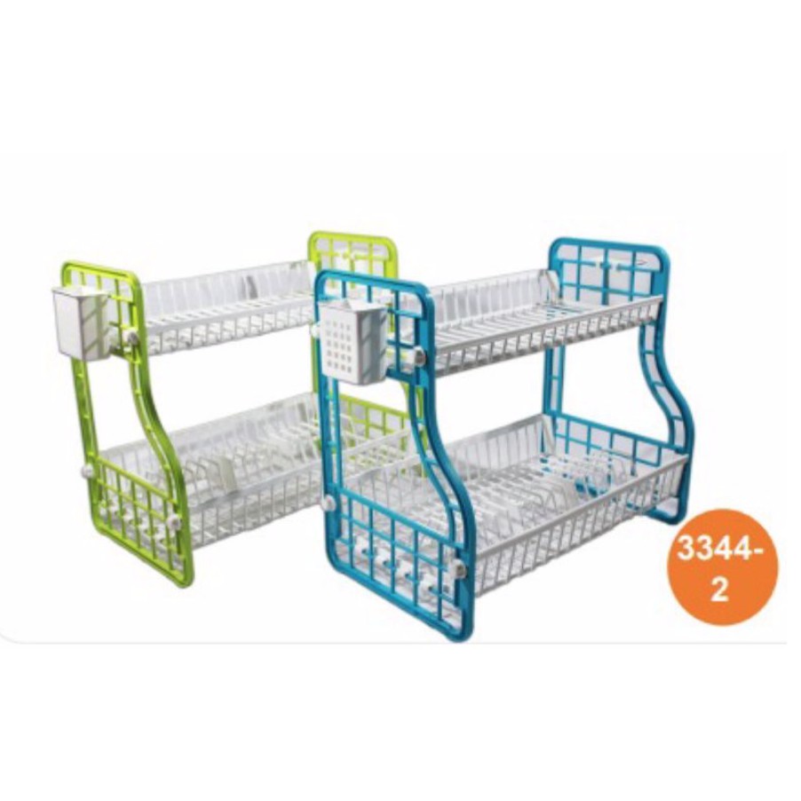 RAK PIRING PLASTIK MASTER CHEF SUSUN 2 3344-2 LUCKY STAR RAK PIRING MINIMALIS PLASTIK