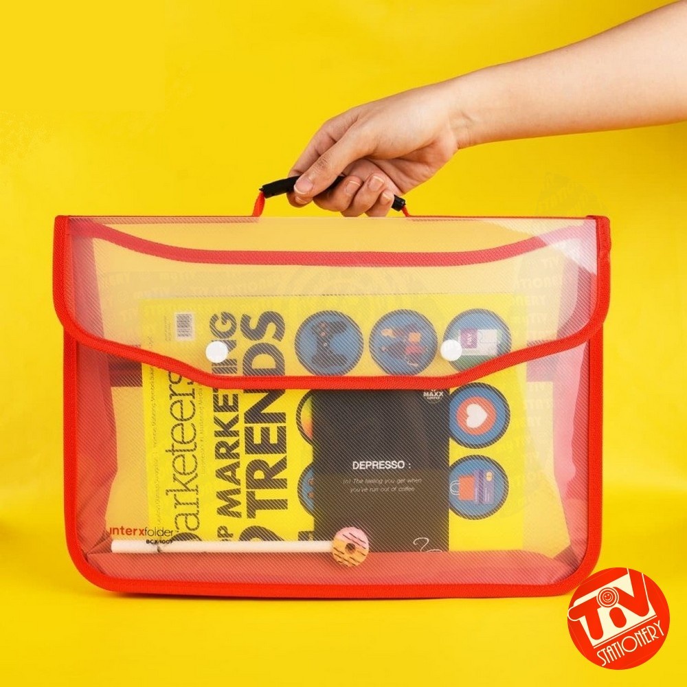 

Tas Kancing InterX BCX 100F Brief Case F4 / Folio with Handle