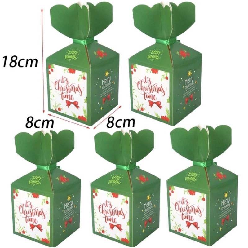 Ready! Kotak kue natal / Xmas Candy Box Gift / Packaging Box Kue Cookies Natal