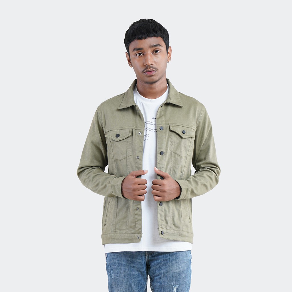CELCIUS Jaket Trucker Denim  L03000020C Olive