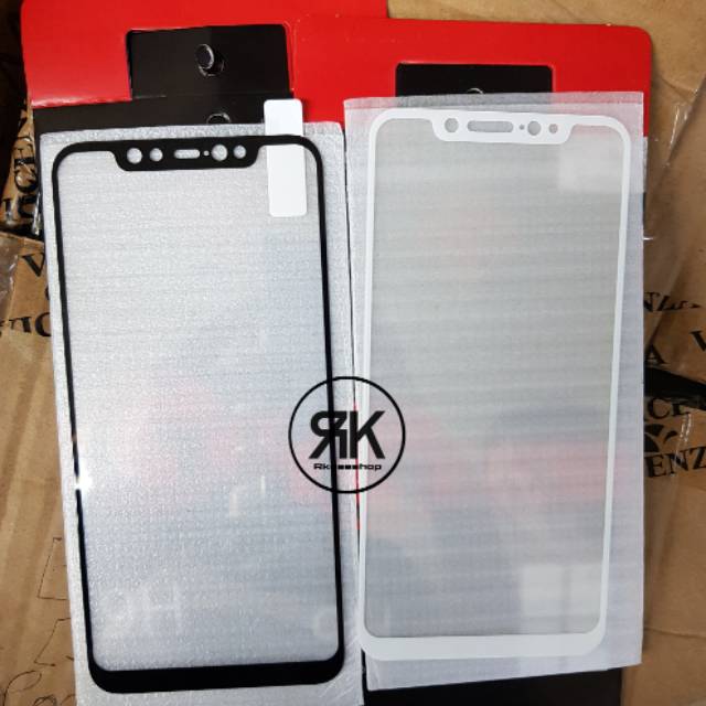 Tempered glass xiaomi mi8 mi 8 full cover anti gores screen kaca