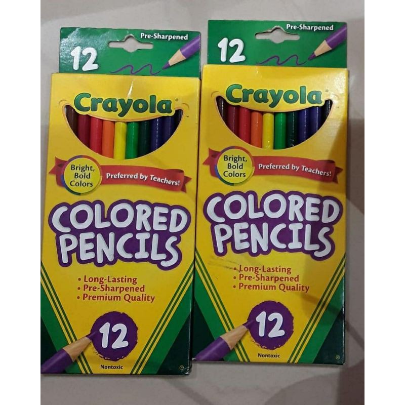 

CRAYOLA COLOURED PENCILS 12 COLOURS