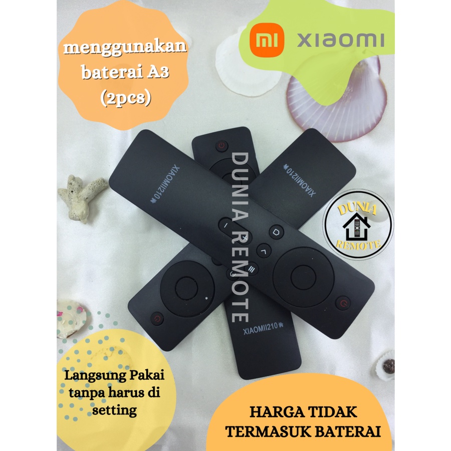 Remot Remote TV XIAOMI Android Smart TV LED LCD Mi tv4 tanpa setting remote xia@mi