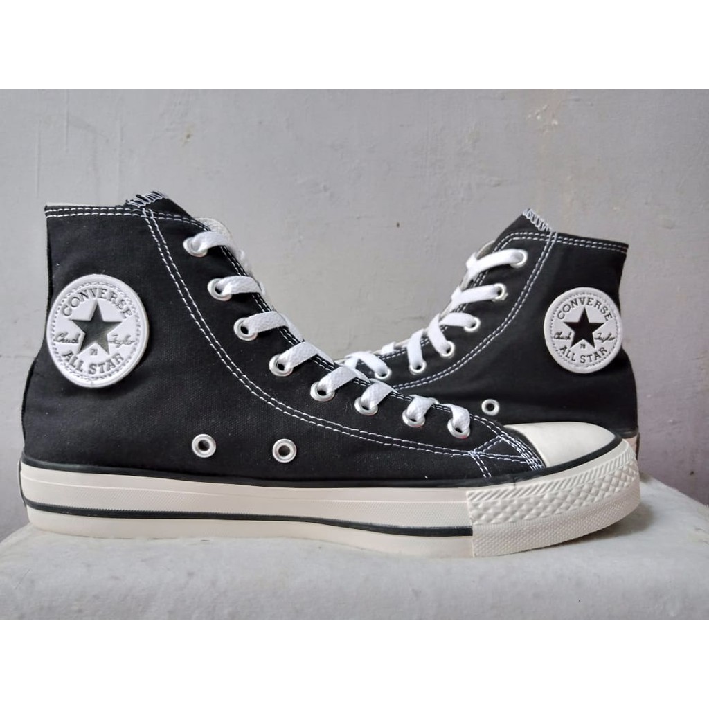 SEPATU CONVERSES  ALL_STAR BOOTS HITAM PUTIH PRIA WANITA