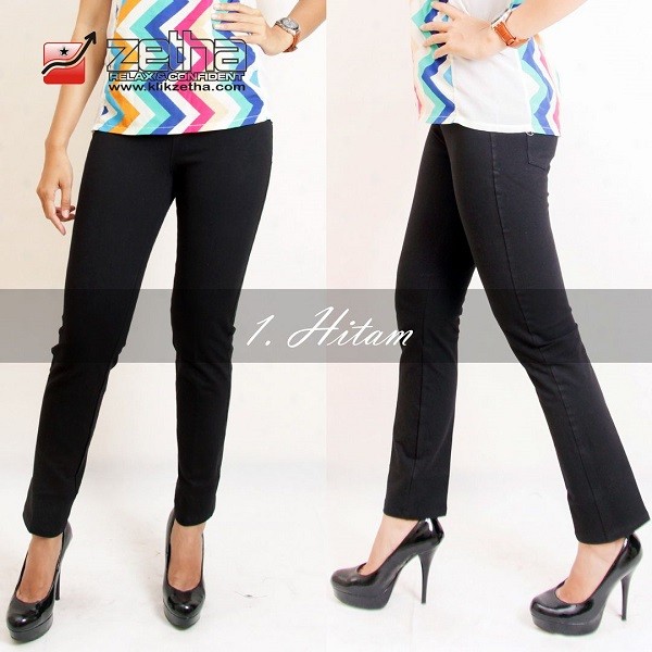 Celana Kerja Wanita iKaini iKatuni Hitam iTermurahi Original by Celana Kerja Wanita iKaini iKatuni Hitam iTermurahi Original by