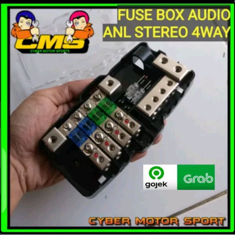 fusebox audio Digital ANL. sekringnbox audio mobil 4 way. fuse mobil audio fuse box high quality
