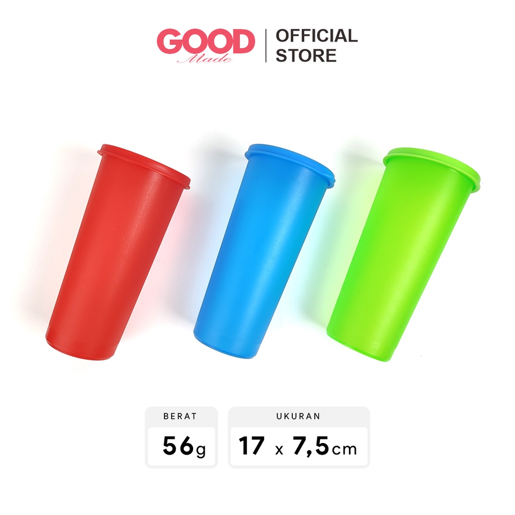 GOOD MADE - Gelas Plasik Murah Warna Warni | Tumbler Plastik Colorfull | COD