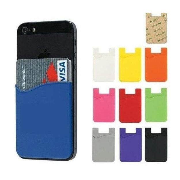 New Sticky Pocket Card Holder Rubber For Handphone- Kantong Kartu Hp-C Best Quality