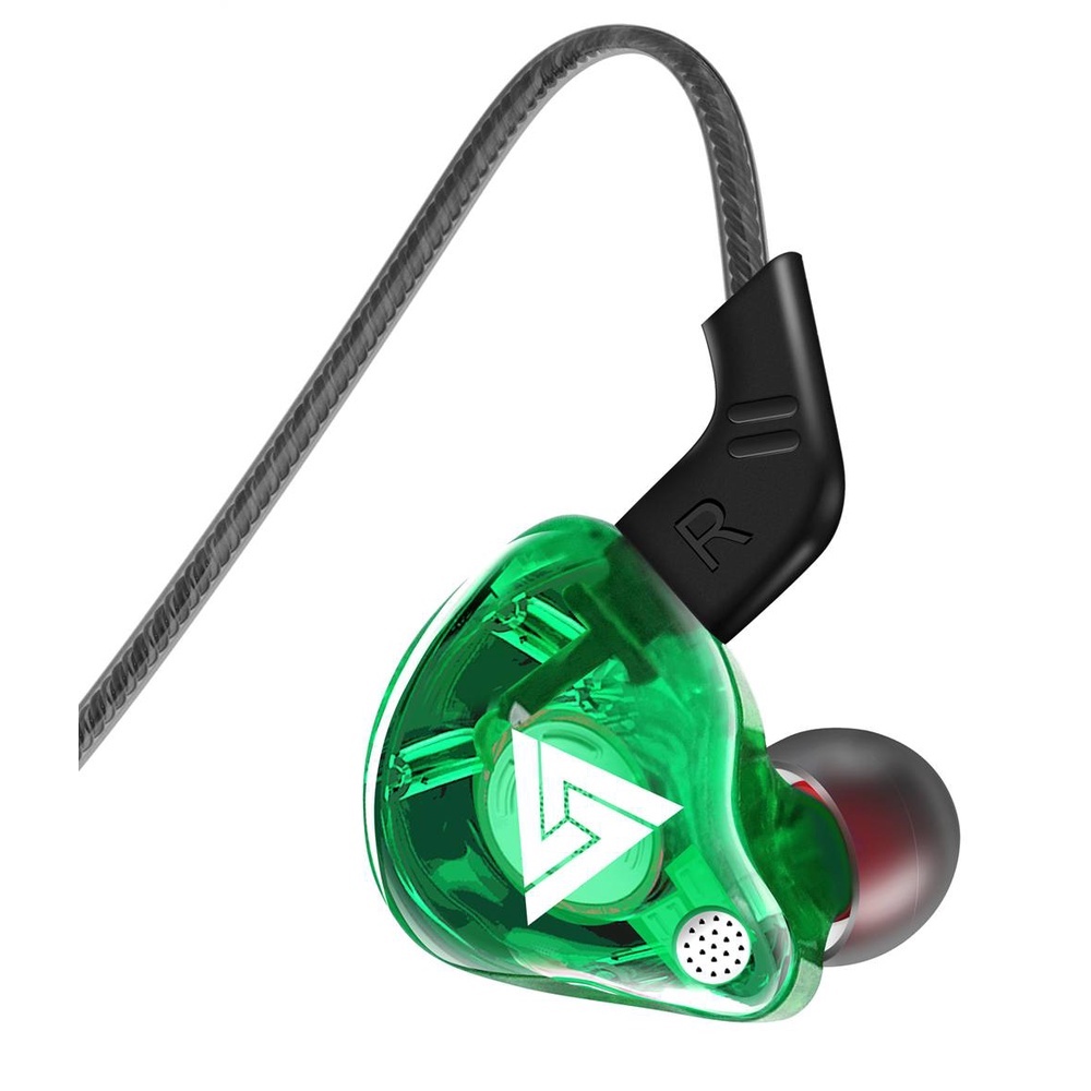 QKZ AK6 In Ear Audio Earphones HD Music Microphone Rich Bass