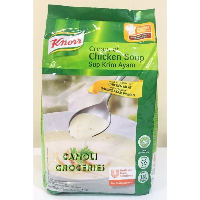 

Promo Knorr Cream of Chicken Soup |Sup Krim Ayam 1kg|CHICKEN MEAT |ZUPA ZUPA Diskon