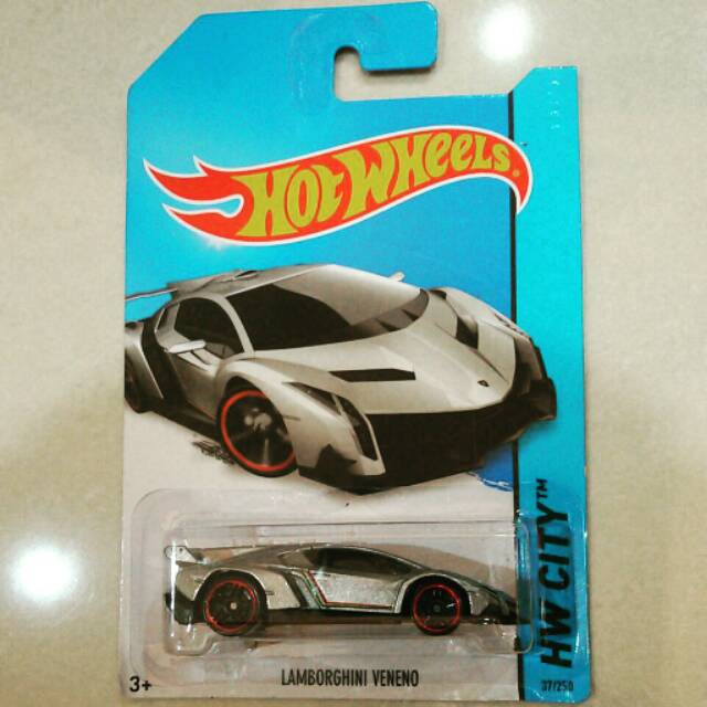 hot wheels lamborghini veneno silver