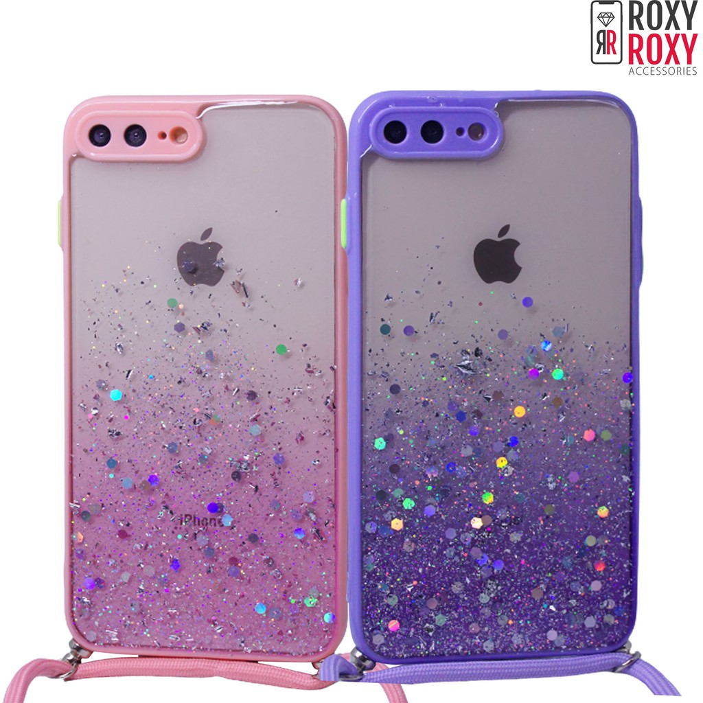 Softcase Glitter Tali Strap iPhone 12 Mini 5.4 iPhone 12 Pro 6.1 iPhone 12 Pro Max 6.7