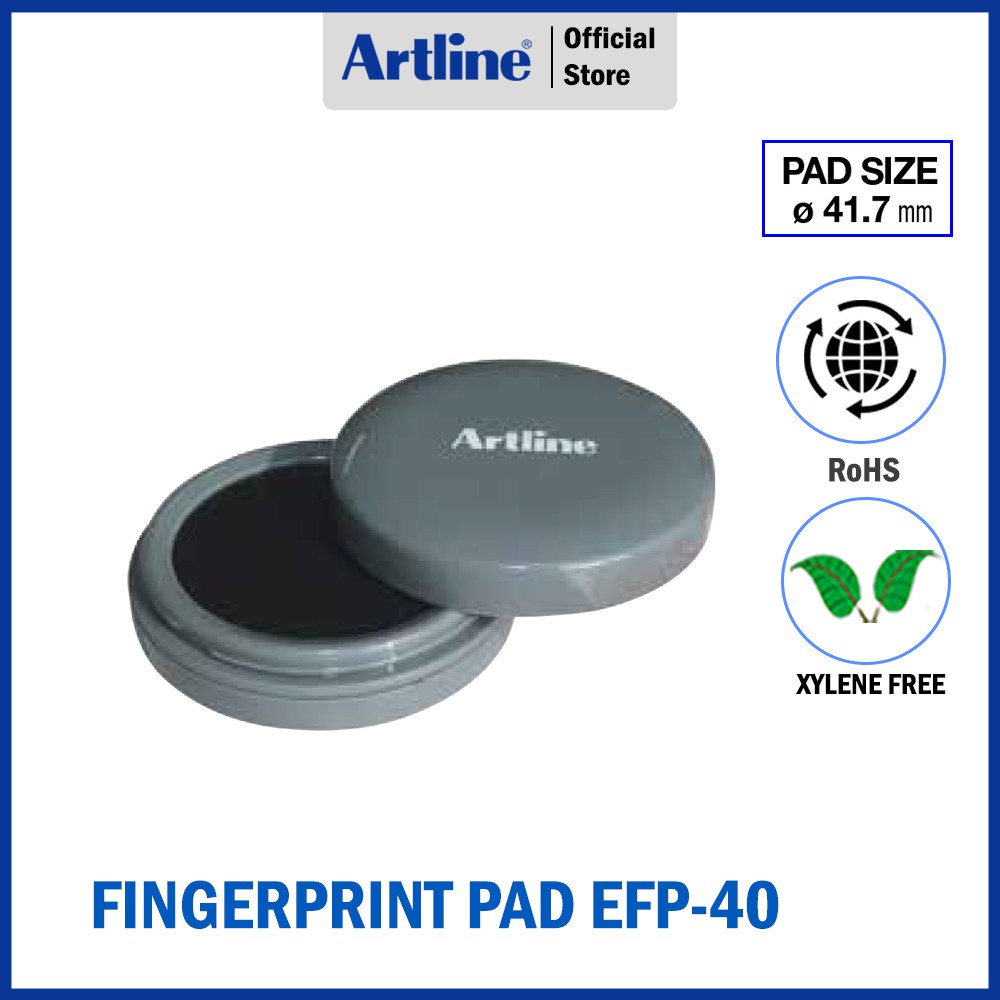 

Fingerprint Stamp Pad Bak Stempel Sidik Jari ARTLINE EFP-40