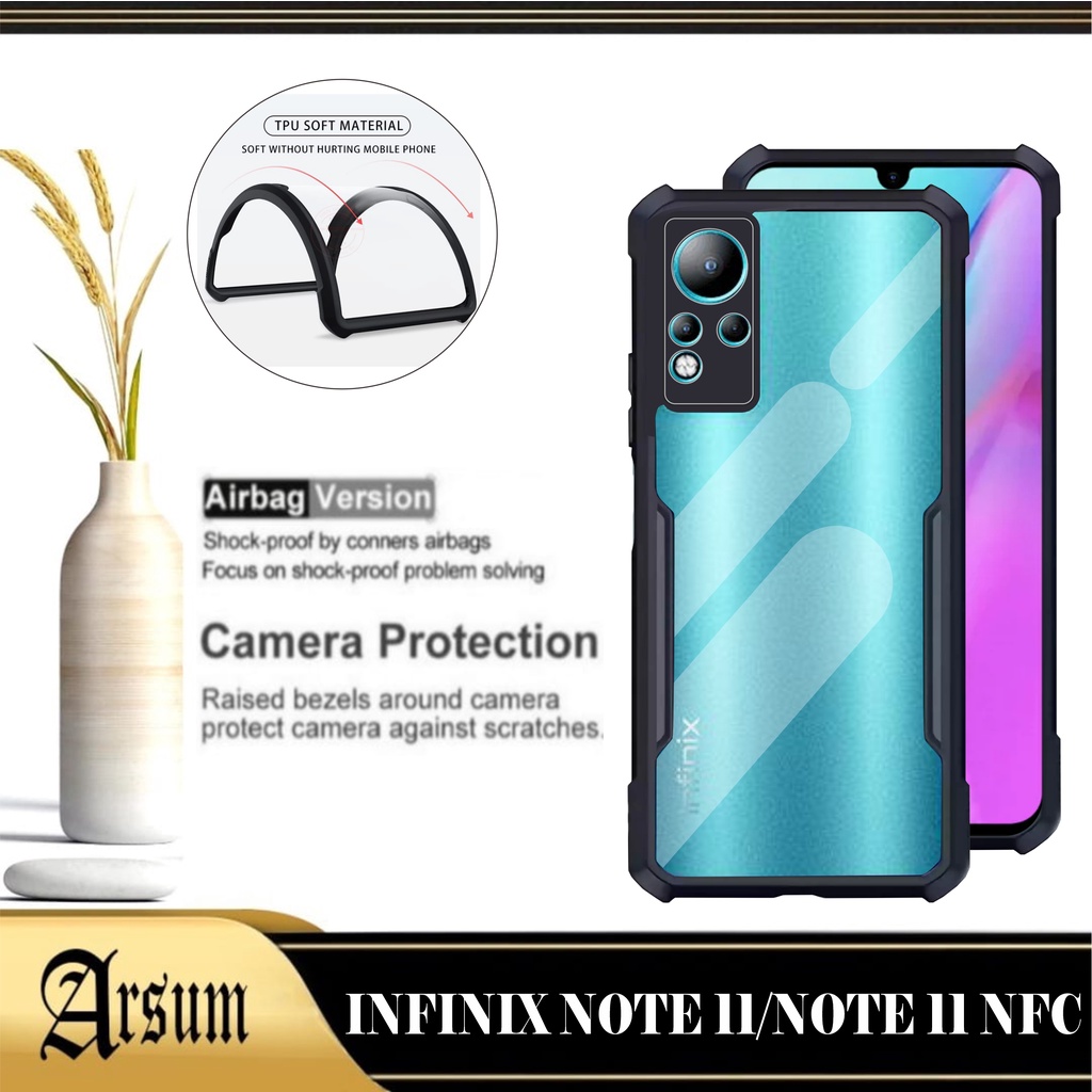 PROMO Case INFINIX NOTE 11 , NOTE 11 NFC Transparan Softcase Casing INFINIX NOTE 11 , NOTE 11 NFC