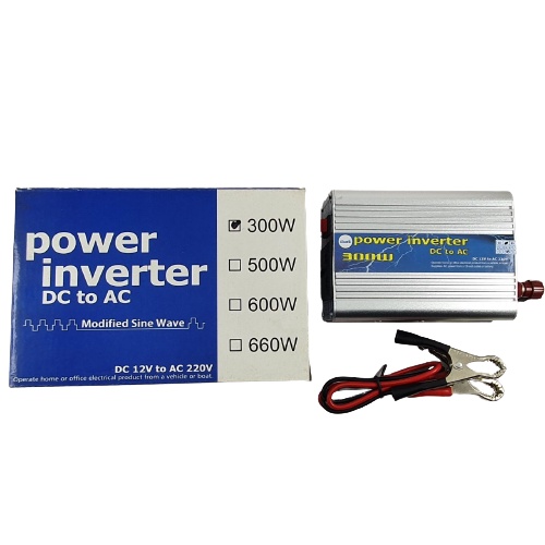 Power Inverter USAT 300 Watt DC 12V to AC 220V 300w 12 Volt Alat ubah Aki ke Listrik