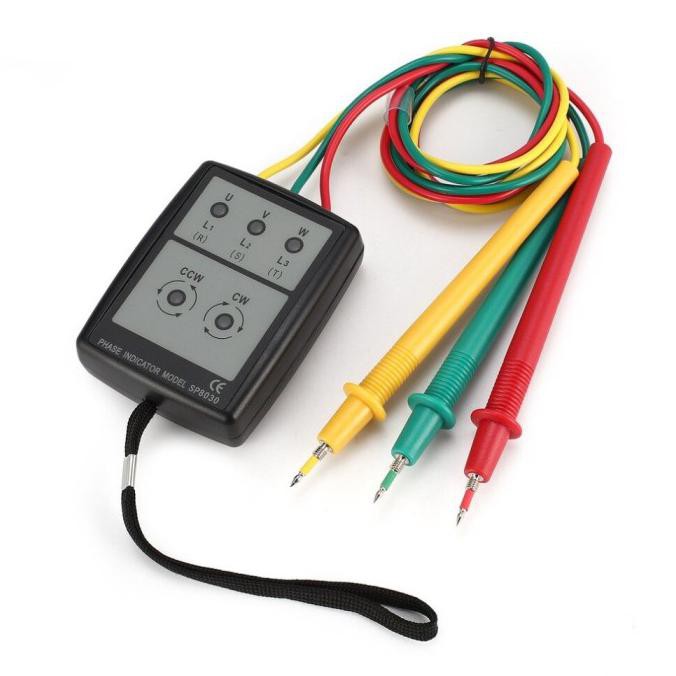 Digital 3 Three Phase Indicator Rotation Sequence Meter Tester SP8030