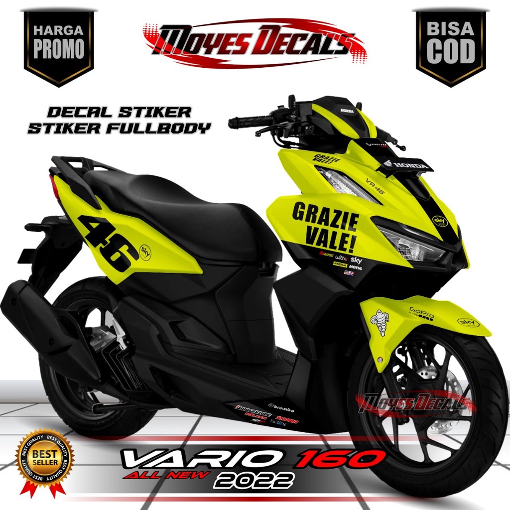 Decal Variasi Vario 160 Full Body / Stiker New Vario 160 Fullbody