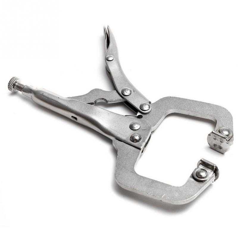 Penjepit Papan Tang Jepit C Clamp Swivel Pad Lock Grip