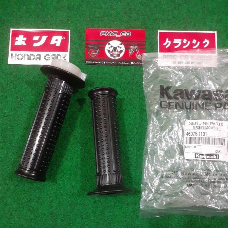 grip handgrip gas gasan ninja original kawasaki