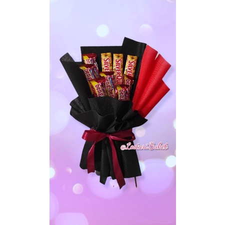 

Buket Beng Beng Mix Coklat Silverqueen/ Hadiah Valentine