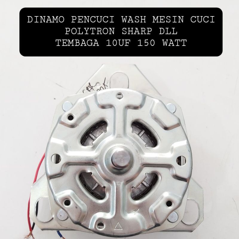 Dinamo Pencuci Wash Mesin Cuci Sharp Polytron Tembaga 10uf 150 Watt 08