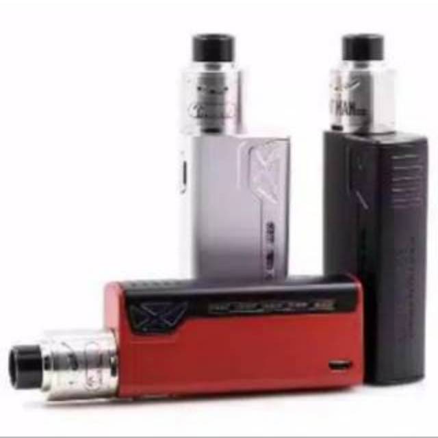 Vape Tesla Terminator 90watt Fullset Siap Pakai Free Battery &amp; Free Liquid 10ml-Vave rokok elektrik