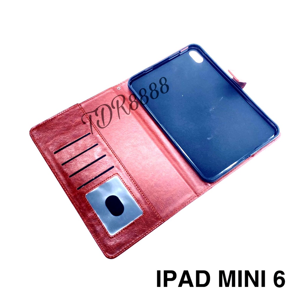 SOFTCASE IPAD MINI 6 - A2568 - CASE FLIP KULIT BOOK COVER