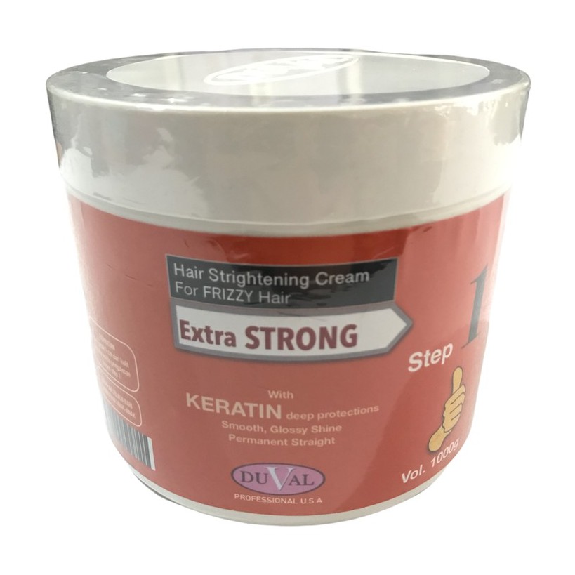 Duval Hair Straightening Rebonding Extra Strong Keratin Step 1 1000gr