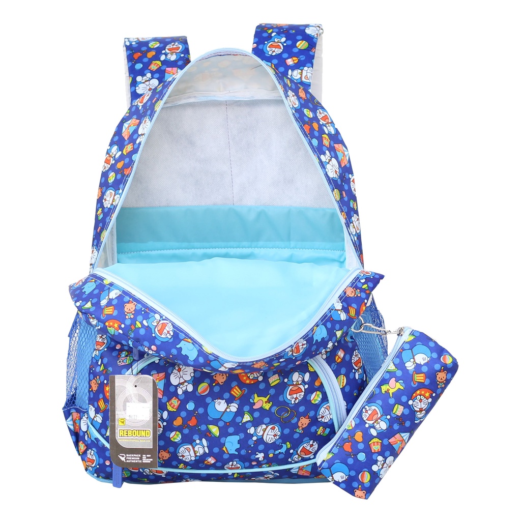 Tas Gendong Sekolah Anak Laki Laki Ransel Doraemon Biru Anak SD Free Tempat Pensil Tas Ransel Lucu