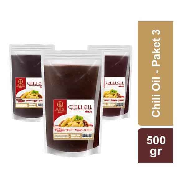 

BISA COD The Duck King Chili Oil Pouch 500 gr - Paket 3 SPECIAL Kode 490