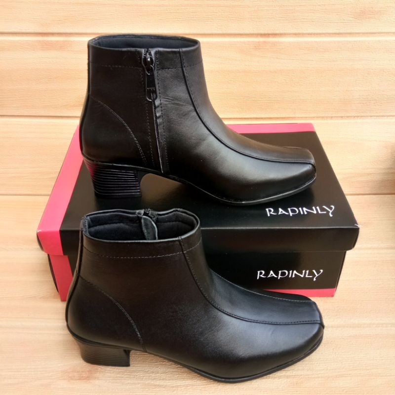 Sepatu Pantofel Boots Wanita Kulit Asli Size 36-43