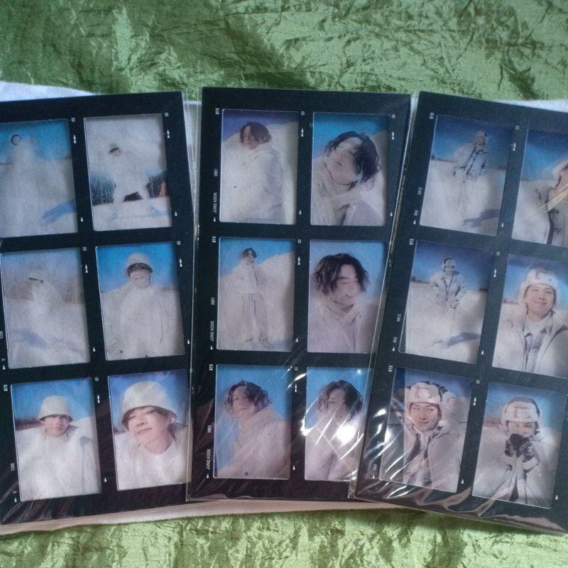 READY BTS jungkook namjoon winter package winpack 2021 6-cut photo strip