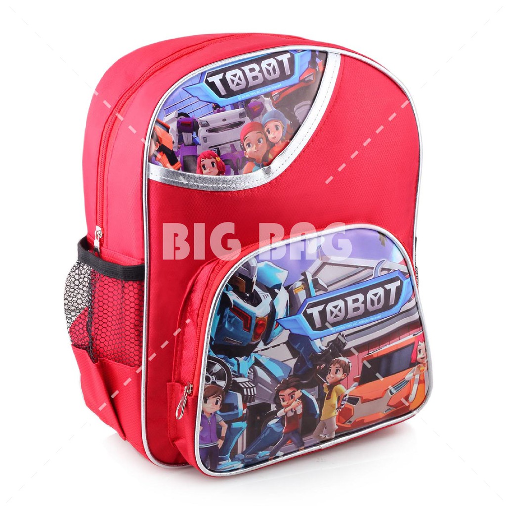 RTM - Tas Ransel Anak Laki Laki Karakter - Tobot - Ready For The Battle War + FREE Lunchbox