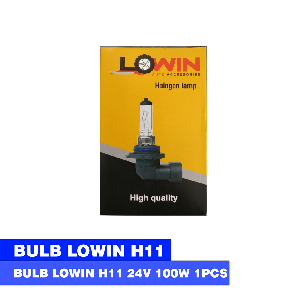 HALOGEN BULB / BOHLAM HALOGEN LAMPU MOBIL H11 CLEAR 1 PCS