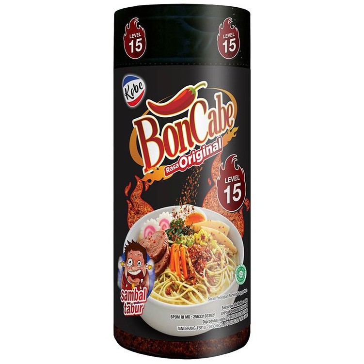 Boncabe Botol Level 15 Original Kemasan 40 Gram