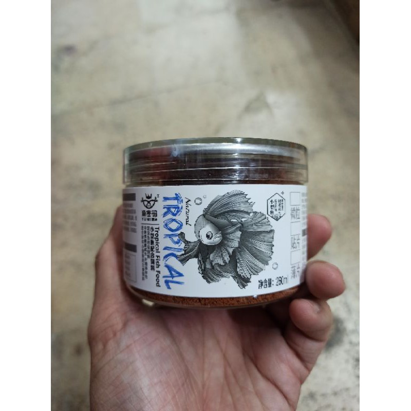 TROPICAL NATURAL 260 ML PELET CUPANG PREMIUM IMPORT PENGGANTI NRD 5 /8