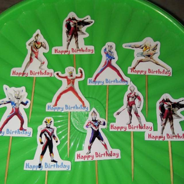 topper hiasan kue ultraman ultramen