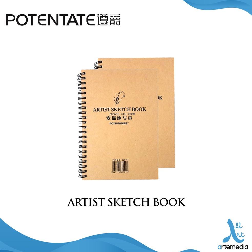 

Y85 Buku Sketsa Potentate Artist 19x26cm Wire Bound Sketchbook ☍➠ ☇ 85[strip]