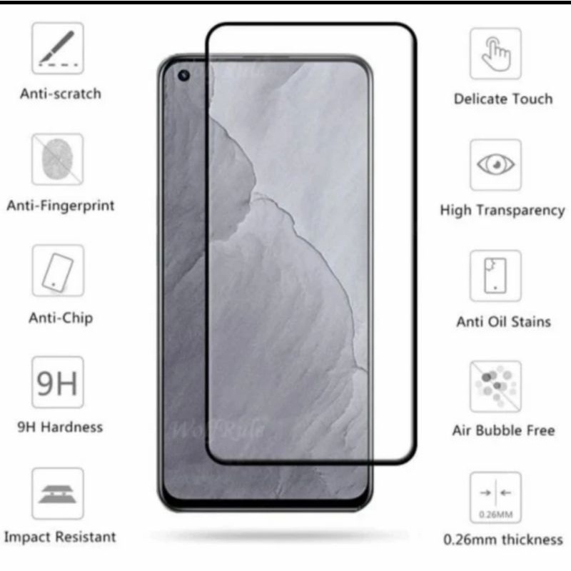 Reno 8 4G Reno 8 5G Reno 8 Z 5G Reno 8T 4G tempered glass anti gores kaca full lem full lcd