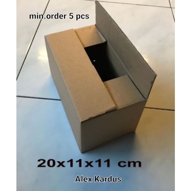 

Kardus / box / 20x11x11 cm / karton packing polos baru ST