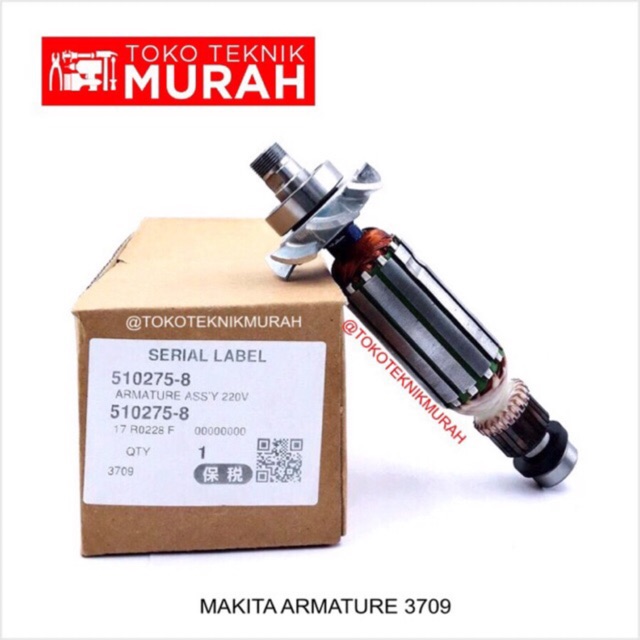 Makita Armature 3709 - Angker 3709 Asli Original