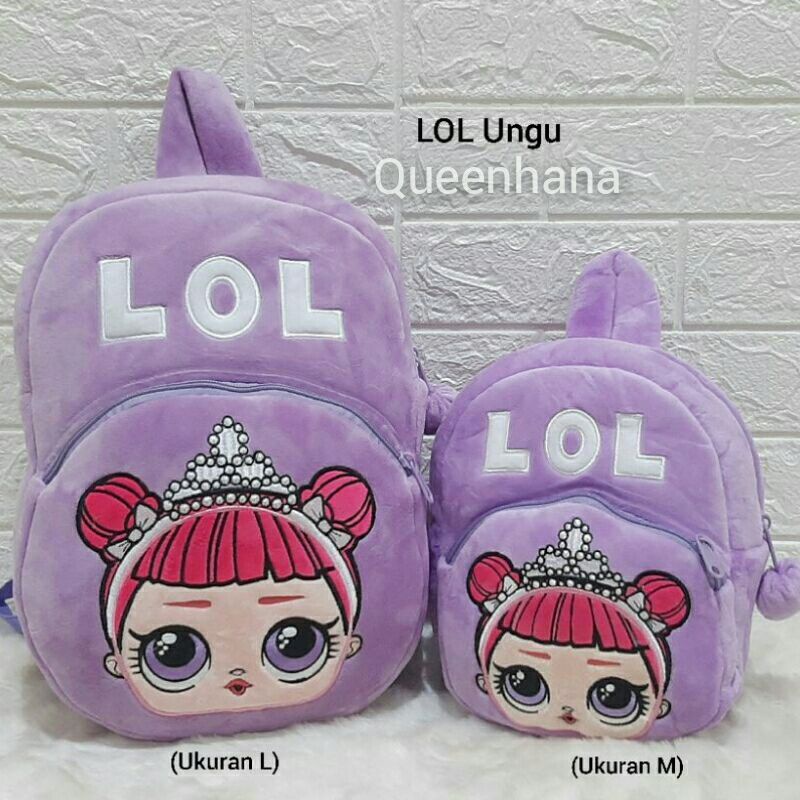 TAS RANSEL ANAK BONEKA LUCU UKURAN  M &amp; L