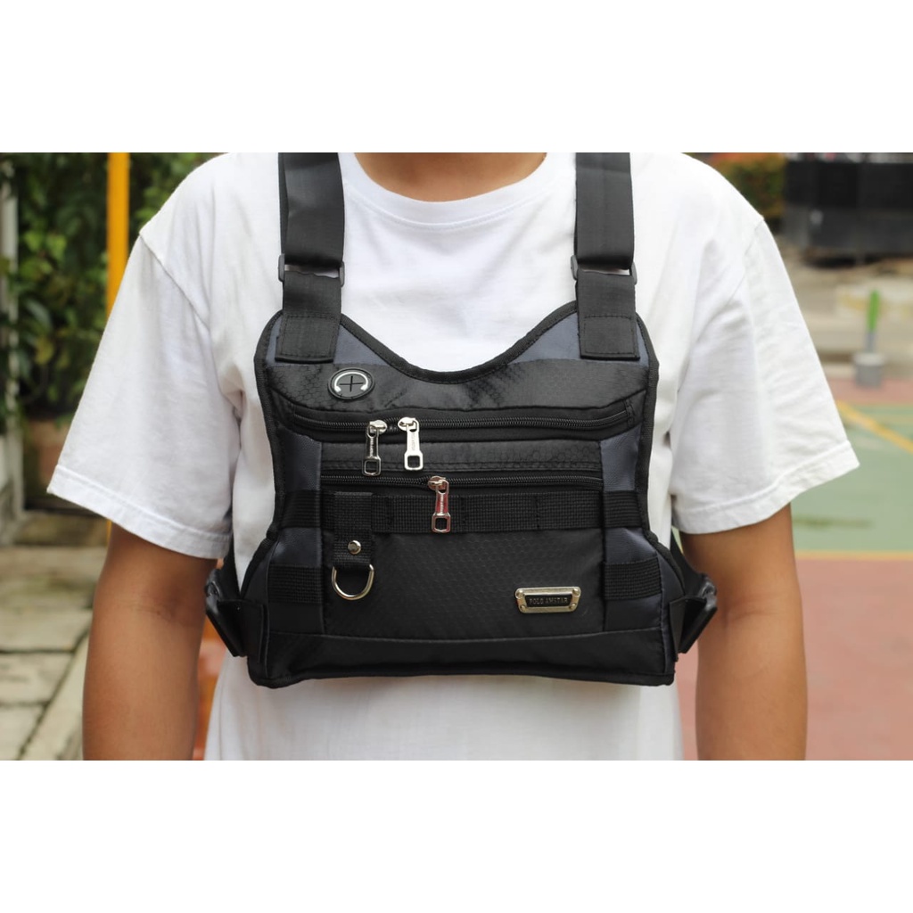 Tas Dada Polo Amstar Chest Bag Bahan Cordura Tas Selempang