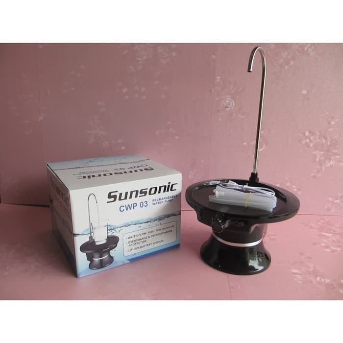 Sunsonic Pompa Air Galon Electric / Tatakan Gelas Elektrik Water Pump CWP03 Terlaris