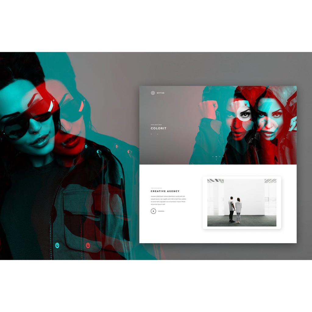 Template Wythe Creative Portfolio Template Web