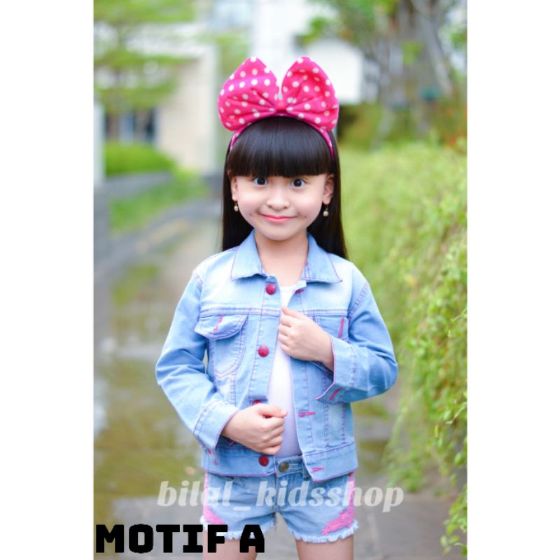 JAKET JEANS ANAK / JAKET LED ANAK