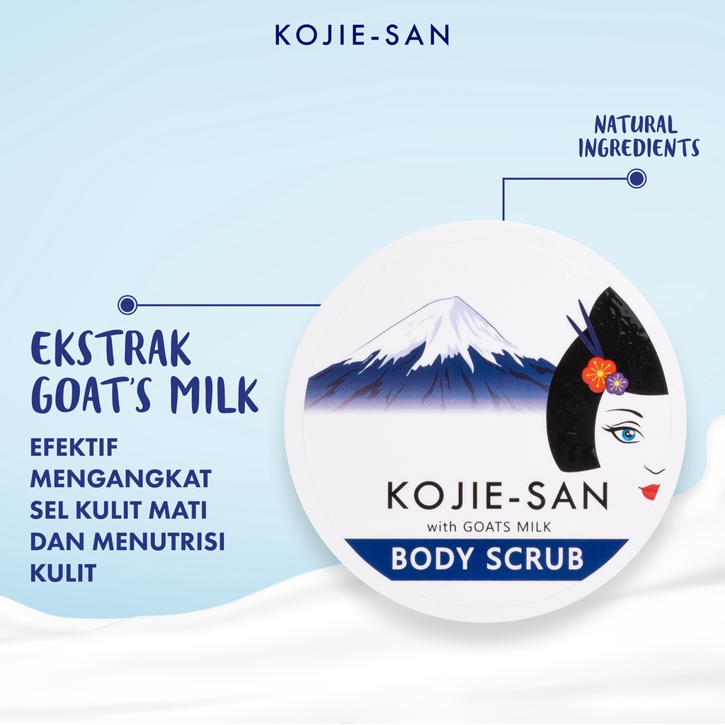 ✨ AKU MURAH ✨Kojie-San With Goats Milk Body Scrub